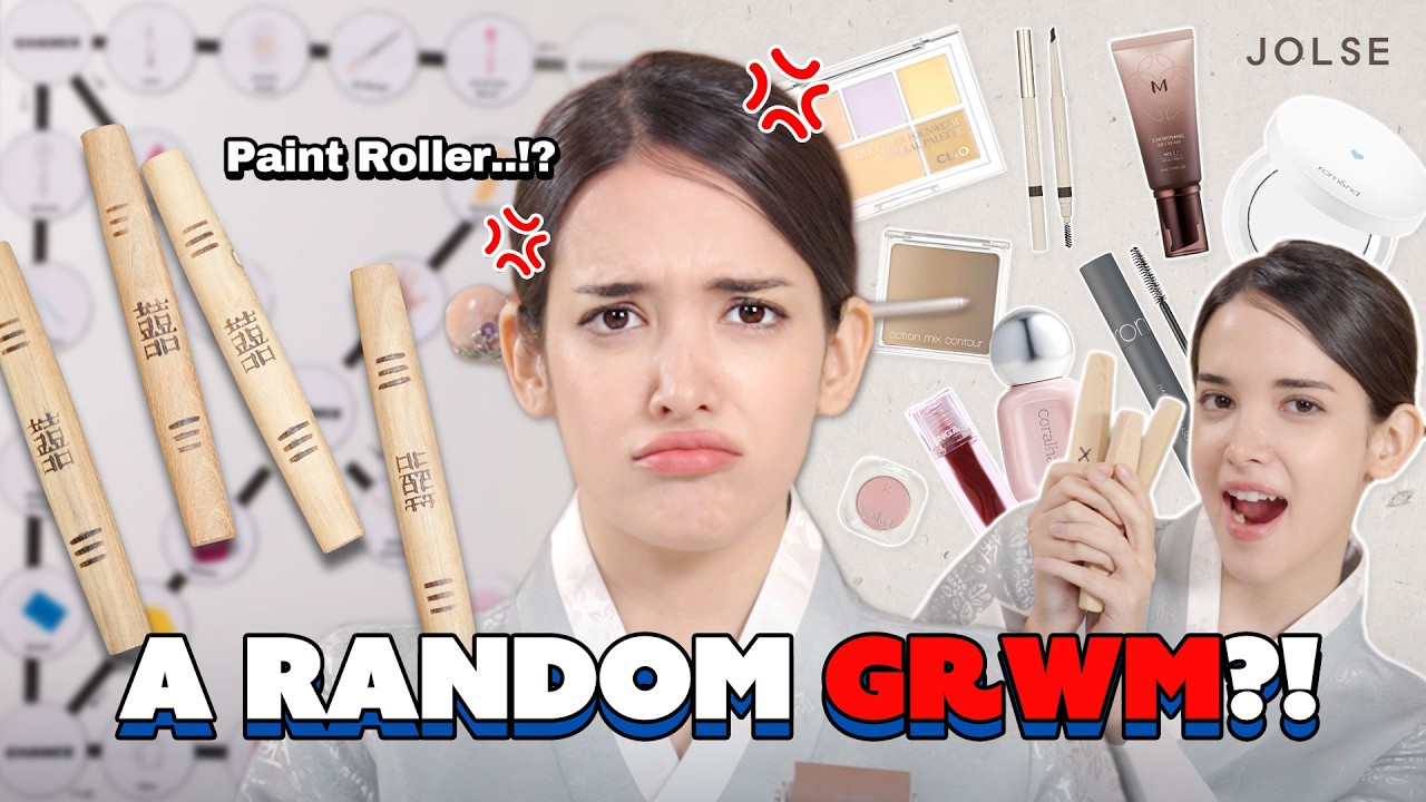 Korean Game Decides My Makeup? Random GRWM Challenge (+ 